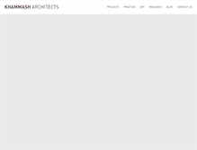 Tablet Screenshot of khammash.com